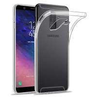 Stock telefonia cover per samsung a600 galaxy a6 2018 gel tpu trasparente-No brand