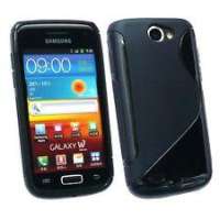 Stock telefonia cover per samsung i8150 galaxy w gel tpu black-No brand