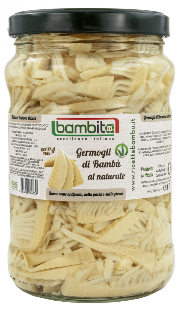Alimentari Germogli di bambu al baturale Bambita   Italian Bombo Food