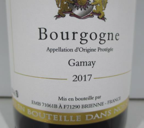 Alimentari Vino rosso di borgogna gamay bourgogne