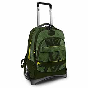 Borse Trolley carry green neon one color way A&F - NE.ON