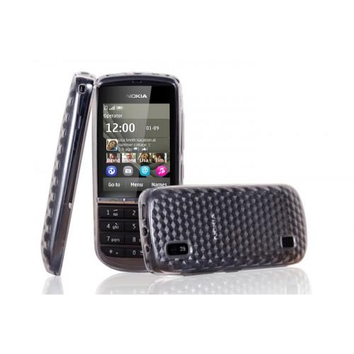 Telefonia Cover per nokia 300 asha gel tpu trasparente-no brand