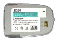Telefonia Batteria per samsung e330/338 silver li-ion 650 mah-no brand